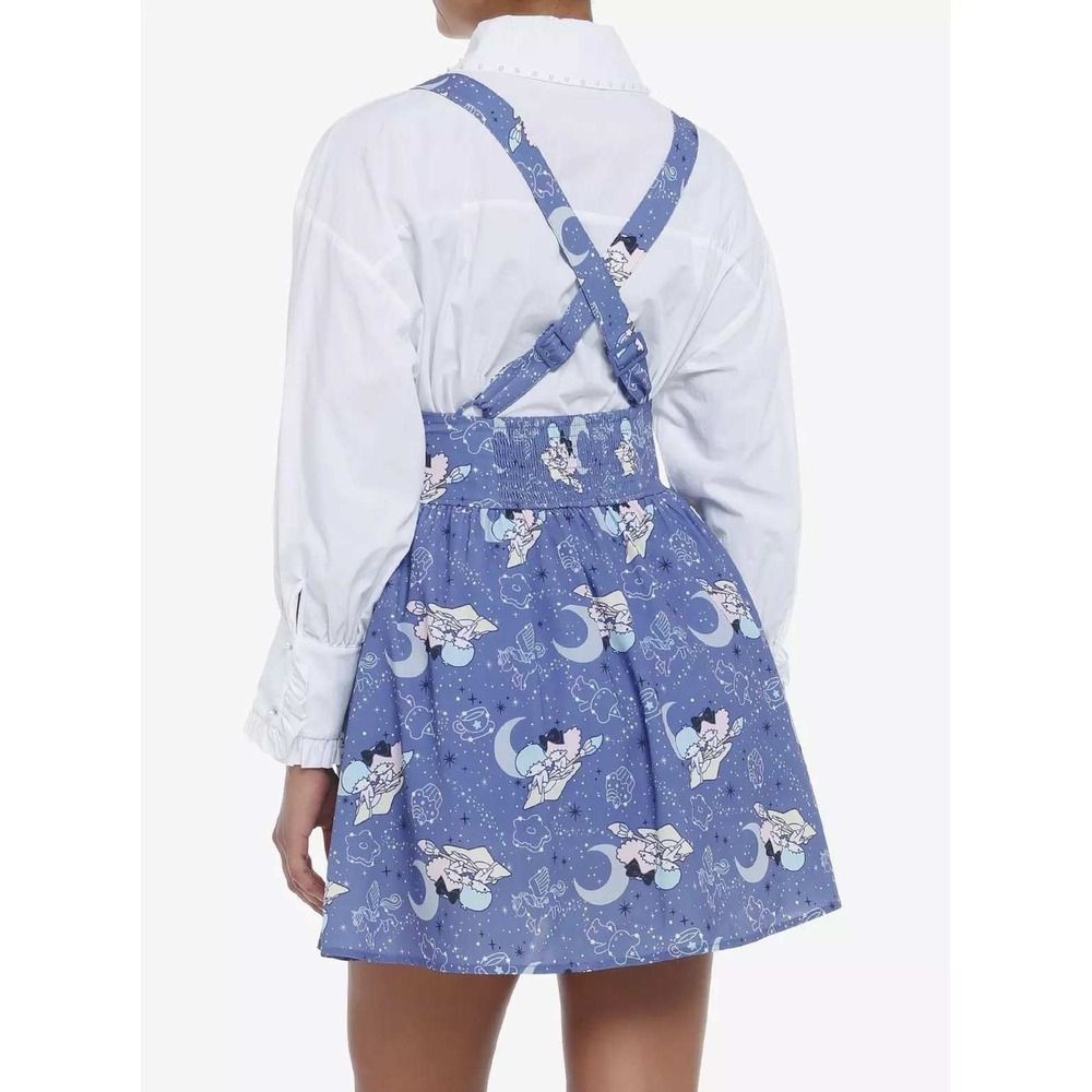 Little Twin Stars Celestial Night Suspender‎ Skirt Sanrio Purple Kiki Lala XS - Picture 2 of 14